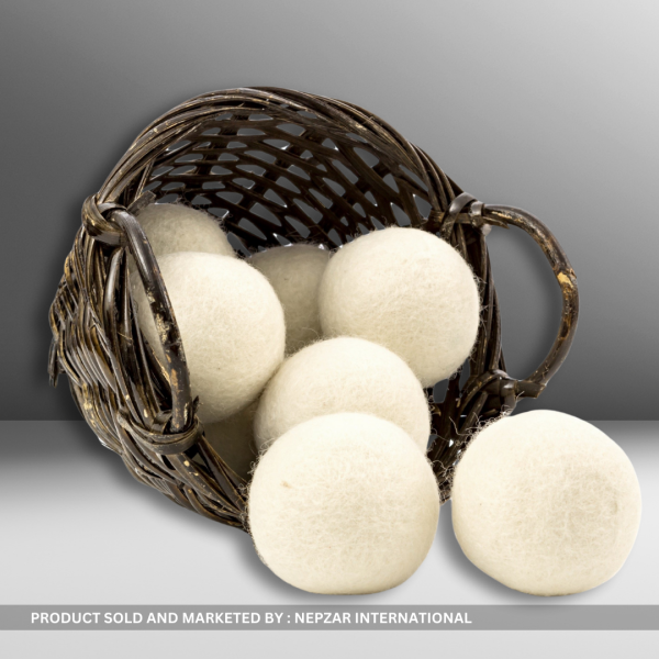 Eco-Friendly Dryer Balls – Natural Fabric Softener & Static Reducer for Laundry